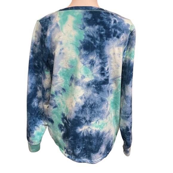 Belle Beach Tie Dye Scoop Neck Top.  Size M - Picture 5 of 10